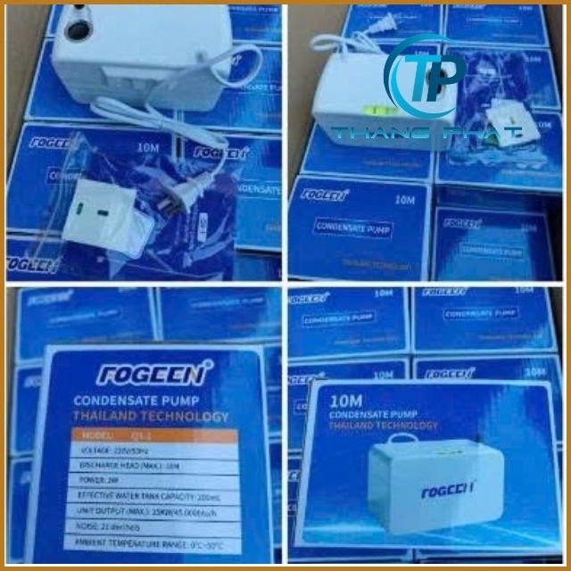 Bơm nước ngưng máy lạnh hiệu Fogeen hàng nhập khẩu chất lượng