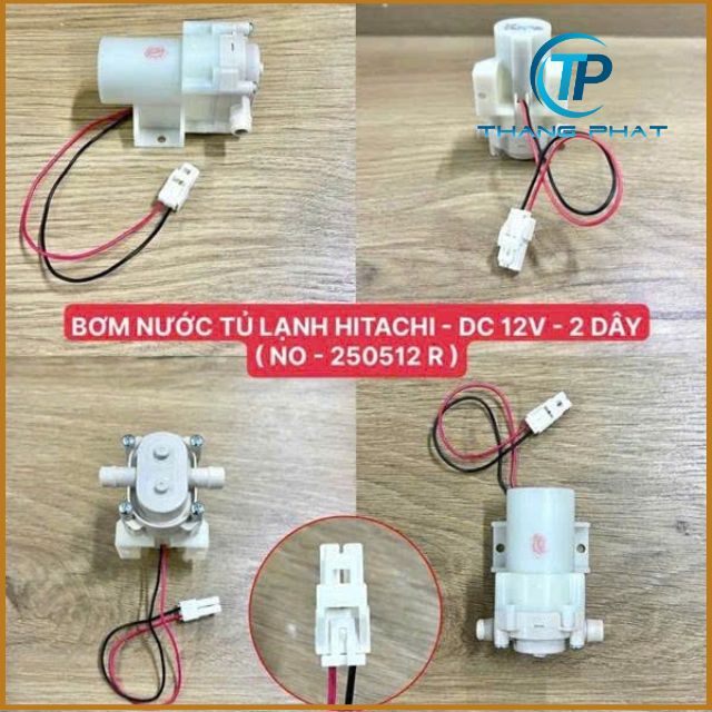 Bơm nước làm đá tủ lạnh Hitachi DC 12V