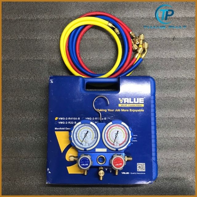 Đồng hồ kiểm tra áp suất gas lạnh hiệu Value