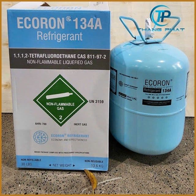 Gas lạnh R134a Ecoron nhập khẩu giá rẻ nhất hiện nay