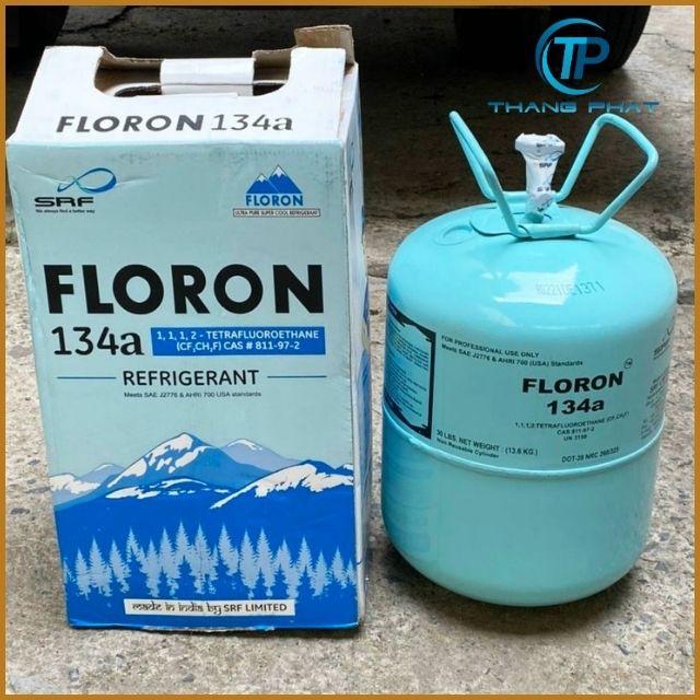 Gas lạnh R134a Floron nhập khẩu Ấn Độ dùng cho ô tô