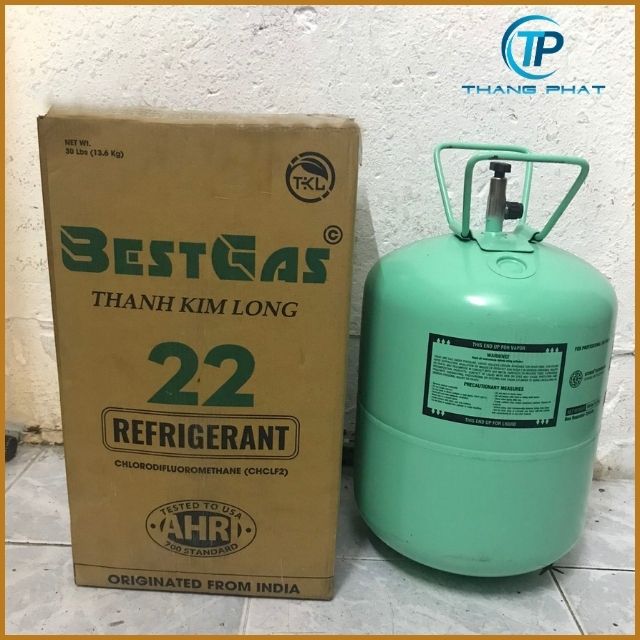 Gas lạnh R22 Bestgas nhập khẩu Ấn Độ bình 22,7kg