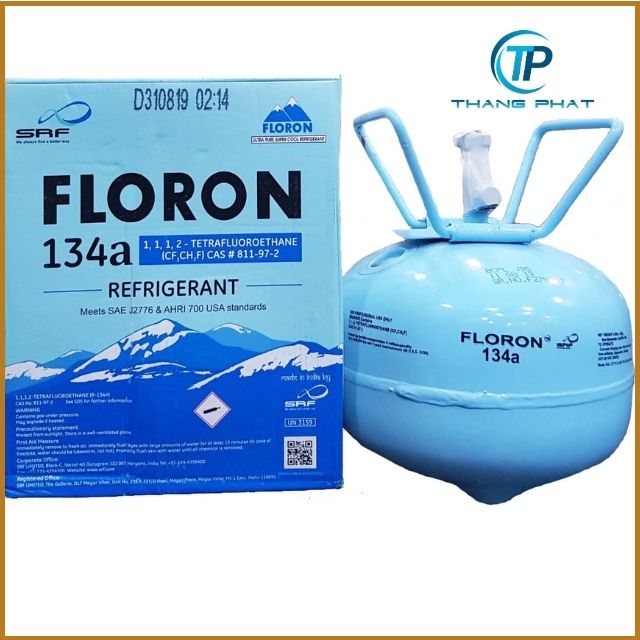 Gas lạnh r134a Floron Bình nhỏ 3kg