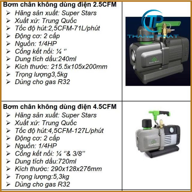 Máy hút chân không dùng pin hiệu Super Stars