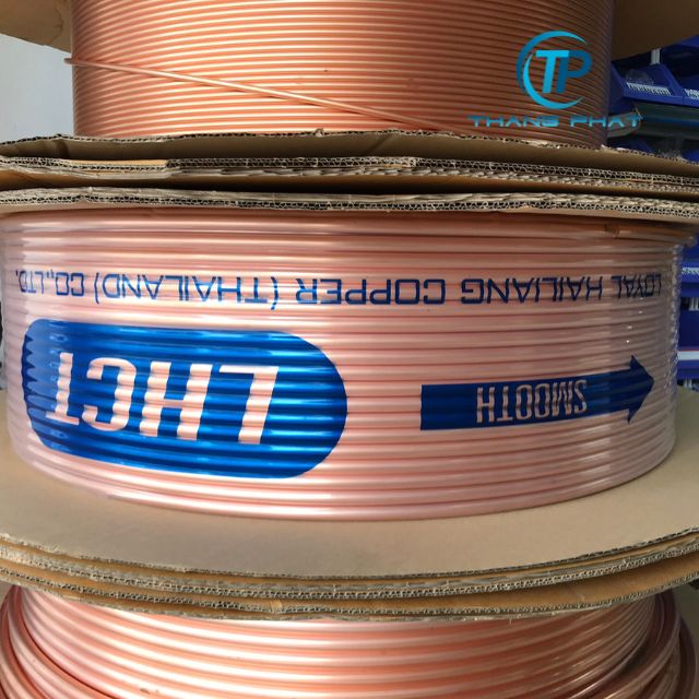 Ống đồng Thái Lan 6x10 gen đôi 1hp chất lượng, giá tốt nhất hiện nay